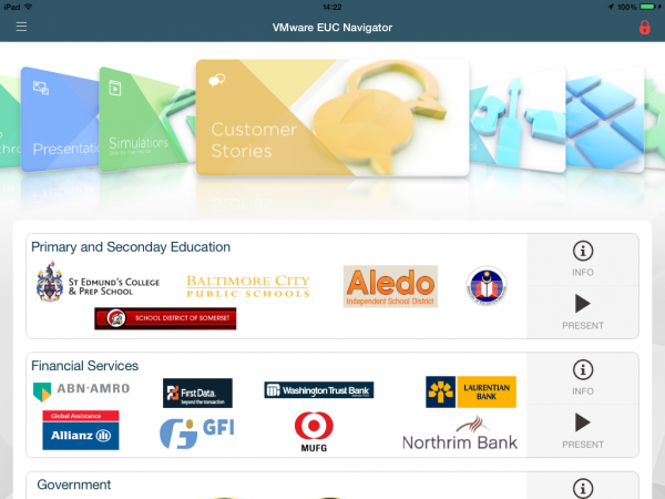 VMware Navigator iPad