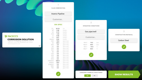 Pace CCS Corrosion UI