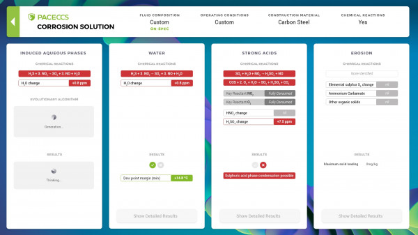 Pace CCS Corrosion UI