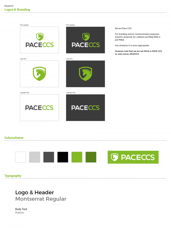 Pace CCS Branding